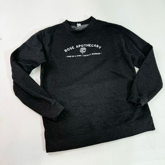 Schitts Creek Sweater Sweatshirt Womens Large Rose Apocethary Crewneck Pullover - Picture 1 of 7